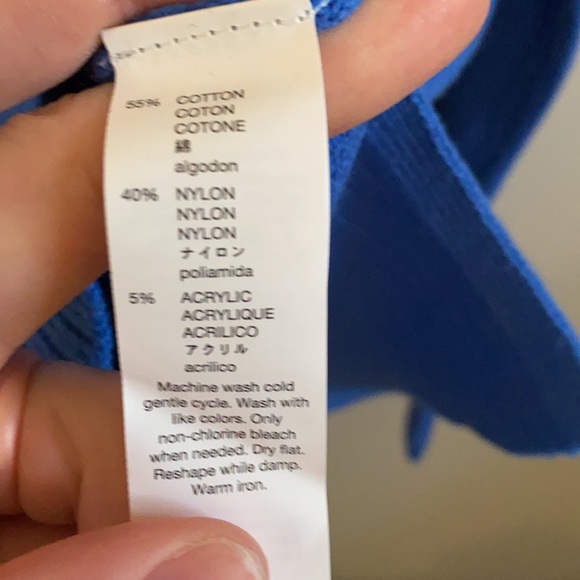 NWT GAP Crew Neck Tippi Pullover Sweater in Blue - Picture 12 of 12